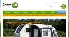 Desktop Screenshot of caravanaccessories4u.co.uk